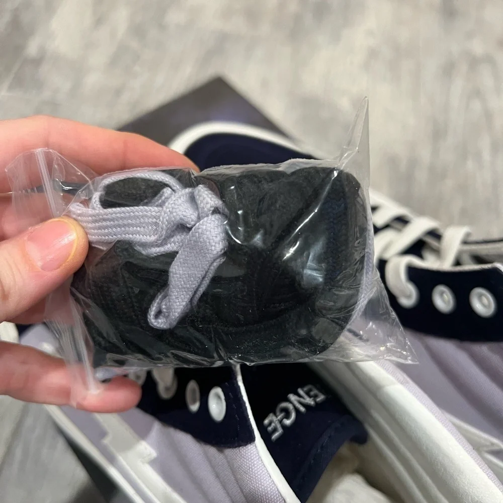 NEW Revenge x Storm Vol. 2 lilac navy high top sneakers - Picture 4 of 7